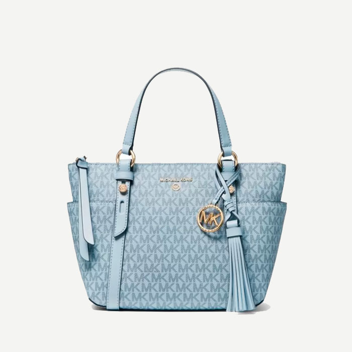 Sullivan Signature Logo Small Convertible Top Zip Tote Bag LUHO WOMAN