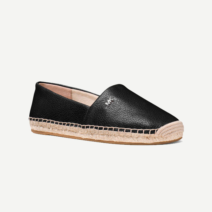 kendrick pebbled leather espadrille