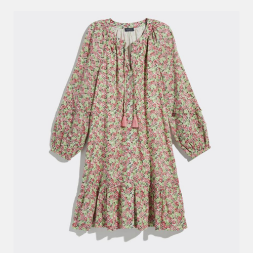 Vestido Corto VY Ruffle Tunic SB FLORAL MARSH - Imagen 2