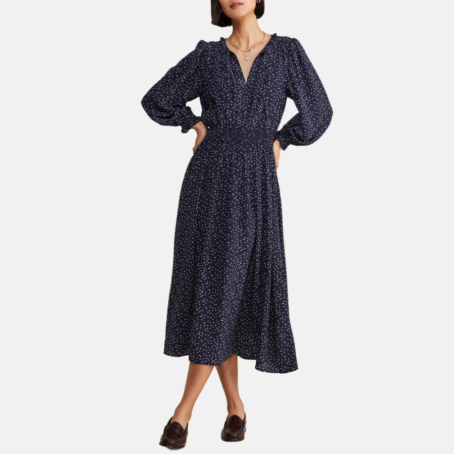 Vestido Largo VY - Scattered Dot Maxi Dress