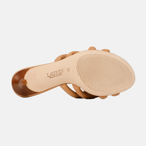 Sandalias Lauren - LILIANA-SANDALS-HEEL SANDAL Beige - Imagen 4