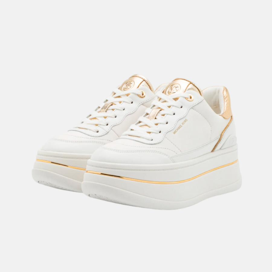 Tenis MK - HAYES LACE UP Pale Gold