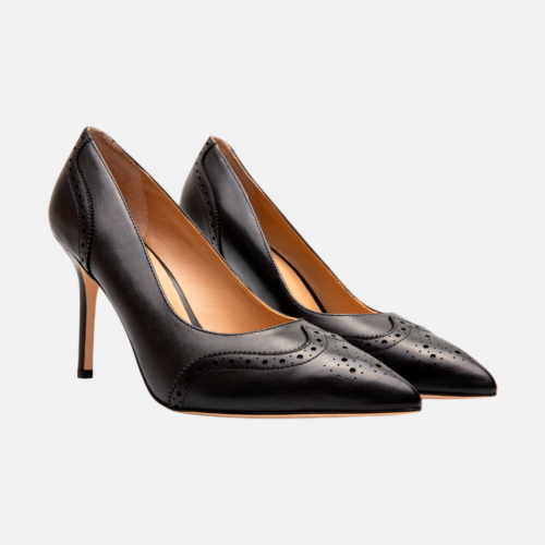 Zapato de tacón - Lynden Burnished Leather Pump Black - Imagen 3