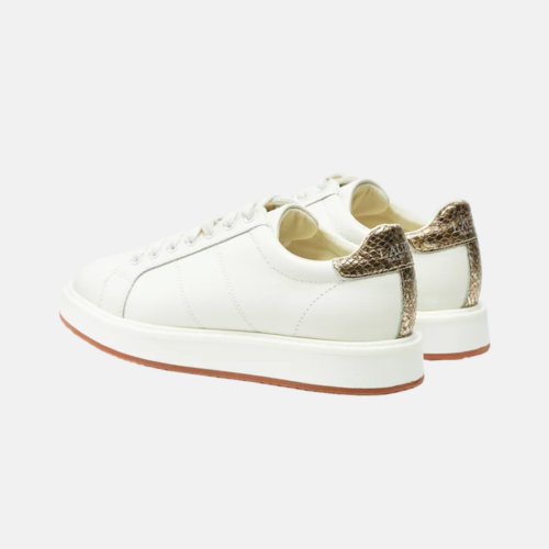 Sneakers Lauren - Angeline IV Faux-Snakeskin-Trim Trainer - Imagen 2