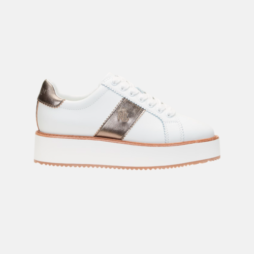 Sneakers Lauren - Amelia Nappa Leather Platform Trainer - Imagen 3