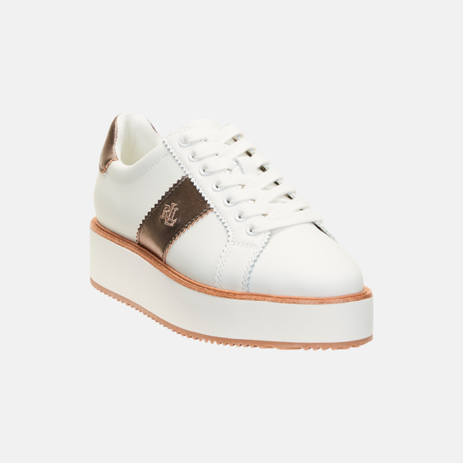 Sneakers Lauren - Amelia Nappa Leather Platform Trainer